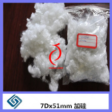 Recycled Hollow Conjugated Silicon Fiber 7 Denier Fiber